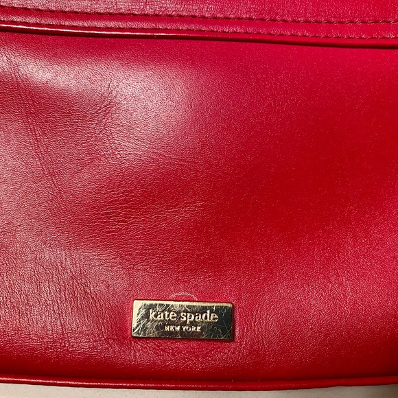 Kate Spade crossbody leather bag in red - Picture 3 of 9